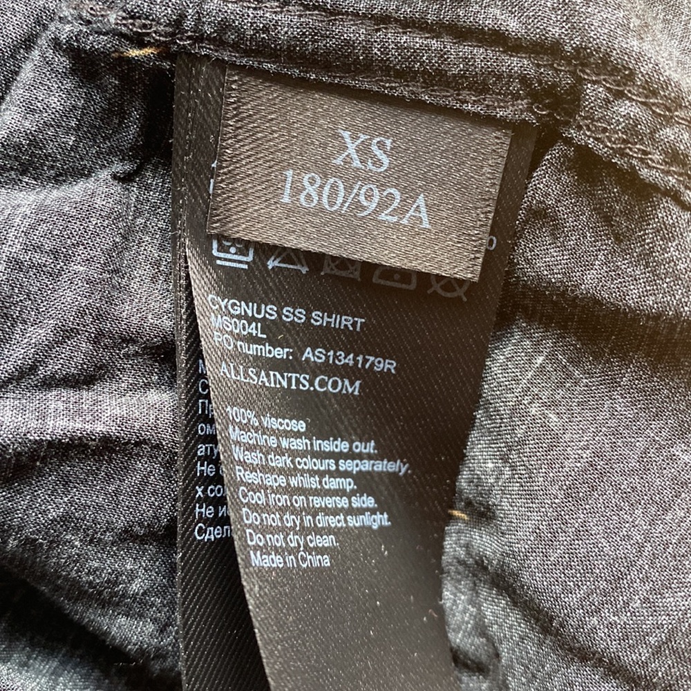 All Saints Cygnus Thunderbolt Button Down - Picture 4 of 4